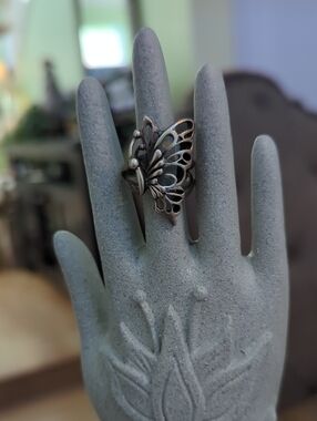 Sterling Silver Half  Butterfly Ring🦋🦋🦋 Size 6